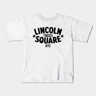 Lincoln Square NYC Logo - Stylish Minimal Apparel for Manhattan Vibe Kids T-Shirt